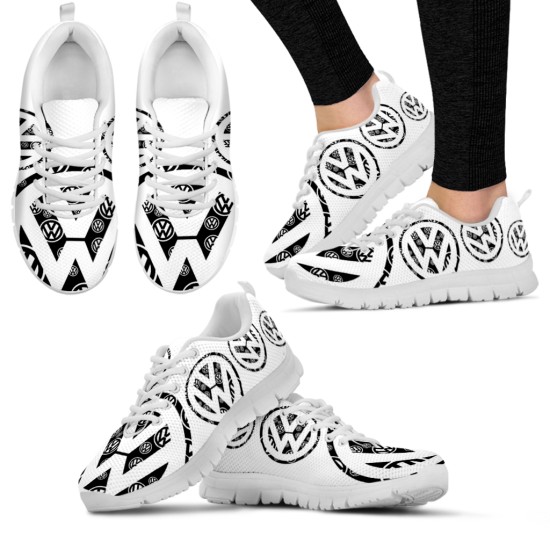 002 Schoen met VW Volkswagen logo zwart