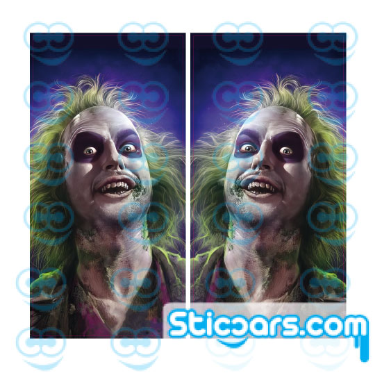 4776 Beetlejuice middenstijl sticker