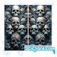 4778 Skulls middenstijl sticker