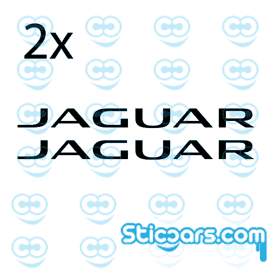 4807 jaguar remklauwsticker 2x 4807 jaguar remklauwsticker 2x