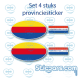 4820 provincie stickerset 4 stickers
