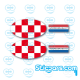 4820 provincie stickerset 4 stickers