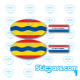 4820 provincie stickerset 4 stickers