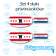 4820 provincie stickerset 4 stickers