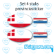 4820 provincie stickerset 4 stickers
