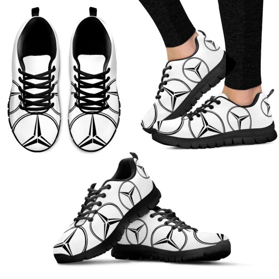 007 Schoen met Mercedes logo zwart