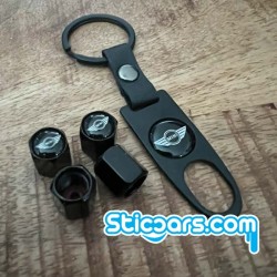 Mini Ventieldopjes met sleutelhanger Mini Ventieldopjes met sleutelhanger