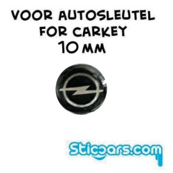 Aluminium 10mm Opel sleutelsticker Aluminium 10mm Opel sleutelsticker