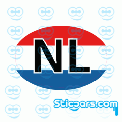 3824 NL vlag 15x9.5 cm 3824 NL vlag 15x9.5 cm