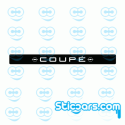 3834 opel coupe Remlichtsticker 330x30 mm 3834 opel coupe Remlichtsticker 330x30 mm