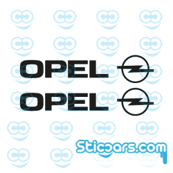 4438 Opel remklauwsticker 2x