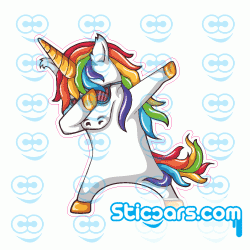 3969 dabbing unicorn 10x10 cm 3969 dabbing unicorn 10x10 cm