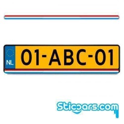 3998 nederlandse kentekenplaatsticker 15 x 500 mm 3998 nederlandse kentekenplaatsticker 15 x 500 mm