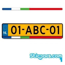 4001 zuid molukken kentekenplaatsticker 15 x 500 mm 4001 zuid molukken kentekenplaatsticker 15 x 500 mm