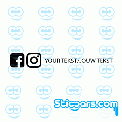 4049 facebook-instagram met Eigen Tekst sticker 4049 facebook-instagram met Eigen Tekst sticker