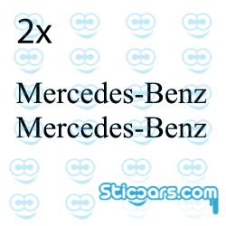 4499 mercedes benz remklauwsticker 2x