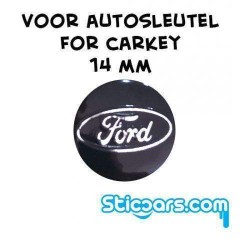 Aluminium 14mm Ford sleutelsticker Aluminium 14mm Ford sleutelsticker