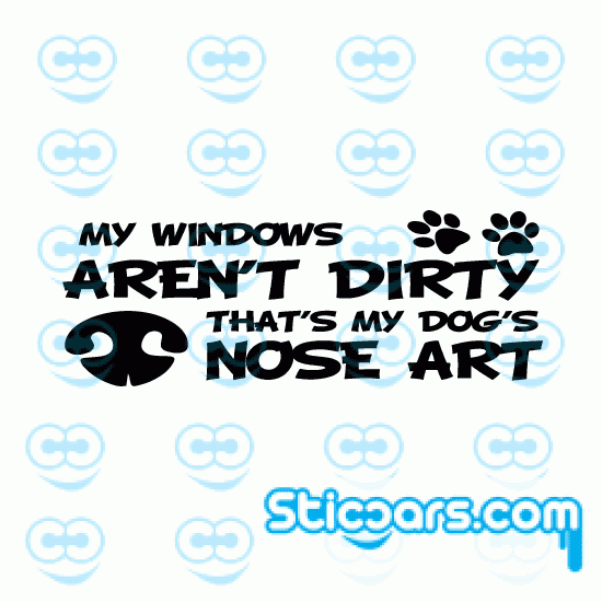 4115 no dirty windows dogs art
