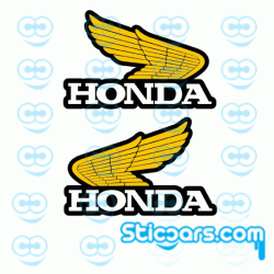 4135 honda wing set 15x10 cm 4135 honda wing set 15x10 cm