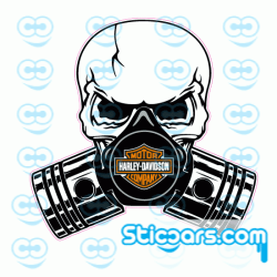 4259 piston skull harley davidson 10x10 cm 4259 piston skull harley davidson 10x10 cm