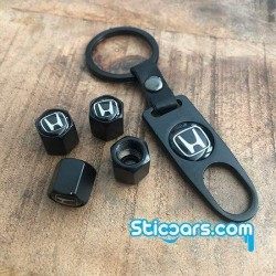Honda Ventieldopjes met sleutelhanger Honda Ventieldopjes met sleutelhanger