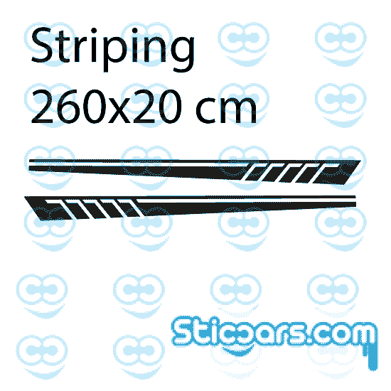 4496 striping 260x20 cm