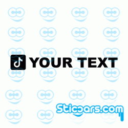 4284 TikTok met Eigen Tekst sticker 4284 TikTok met Eigen Tekst sticker