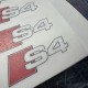 4587 Audi S4 remklauwstickers 52x18mm