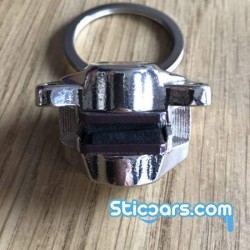 122 remblok sleutelhanger metaal