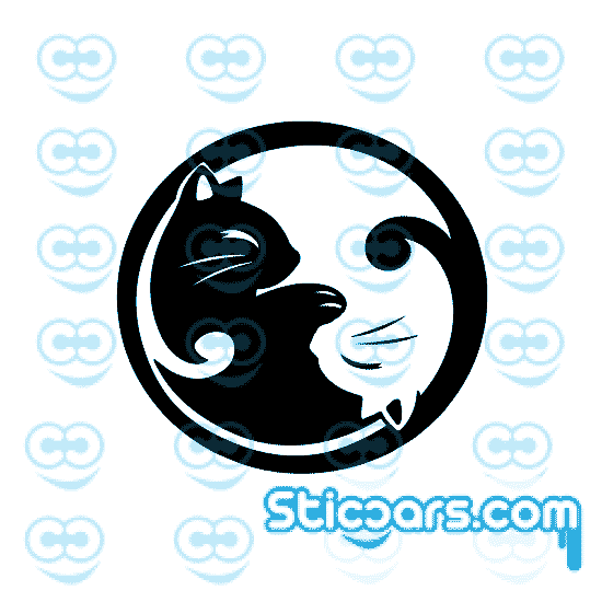 4374 cats ying yang