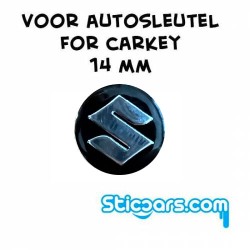 Aluminium 14mm Suzuki sleutelsticker Aluminium 14mm Suzuki sleutelsticker