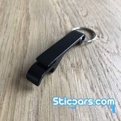 111 aluminium opener sleutelhanger zwart 111 aluminium opener sleutelhanger zwart