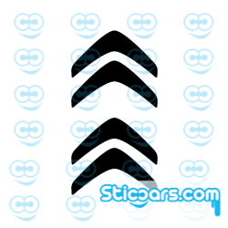 4412 citroen remklauwsticker 2x