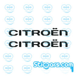 4413 citroen remklauwsticker 2x