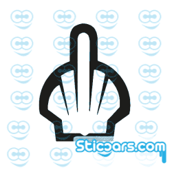 4460 shell middelfinger