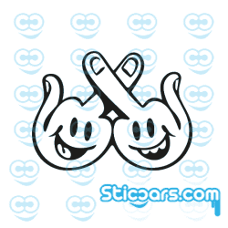 4569 happy middelvingers