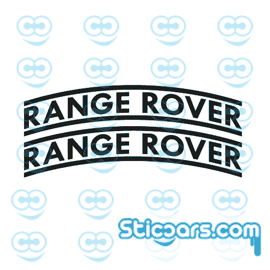 4574 range rover remklauwsticker 2x