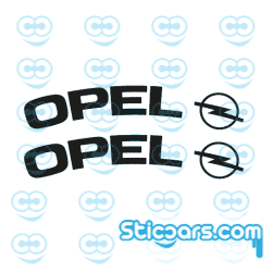 4576 opel remklauwsticker 2x