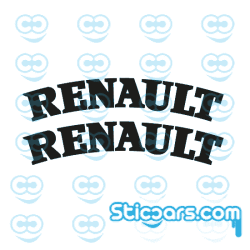 4577 Renault remklauwsticker 2x
