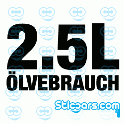 2606 2.5L ölvebrauch