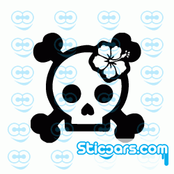 1164 Girl skull