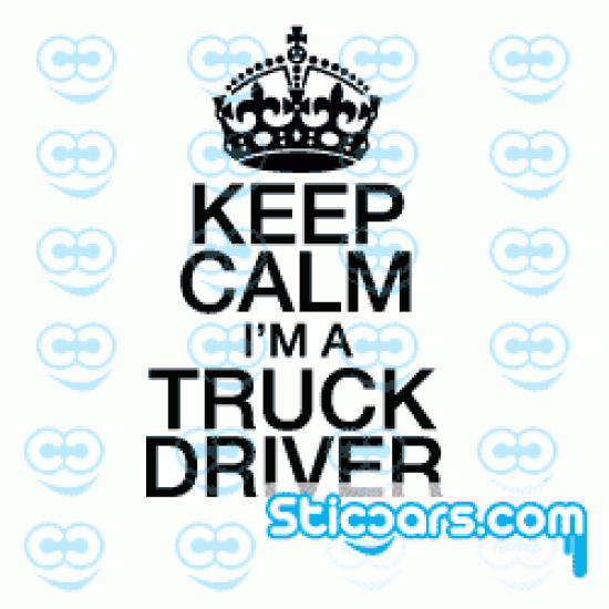 2696 Keep calm i'm a Truckdriver
