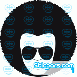 0085 Afro cartoon