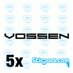 2852 Vossen naafkapsticker 5x 2852 Vossen naafkapsticker 5x