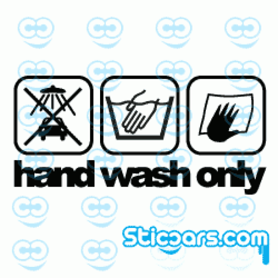 2855 Handwash only