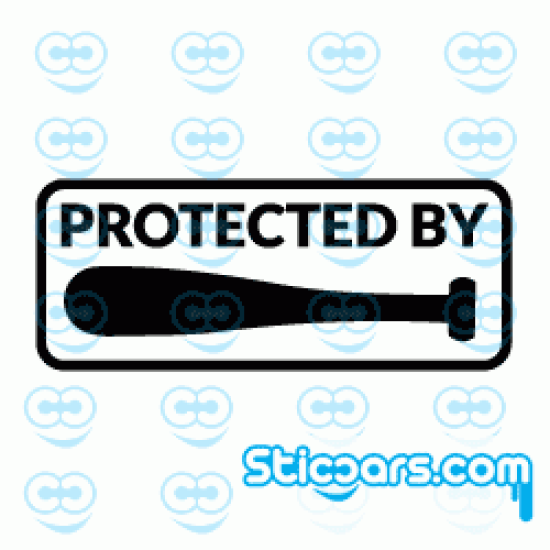 3666 Protected by a baseball bat