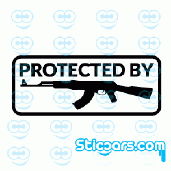 3667 Protected by gun