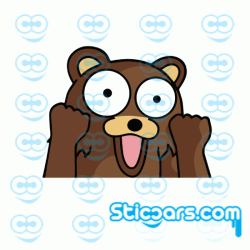 3709 Pedobear 10 cm 3709 Pedobear 10 cm