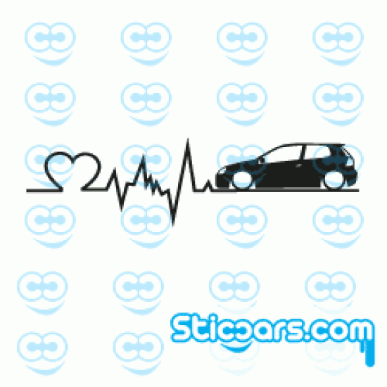 3771 VW Golf MK5 heartbeat love
