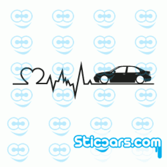3772 VW Bora love heartbeat